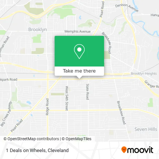 1 Deals on Wheels map