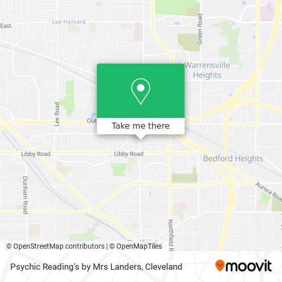 Psychic Reading's by Mrs Landers map