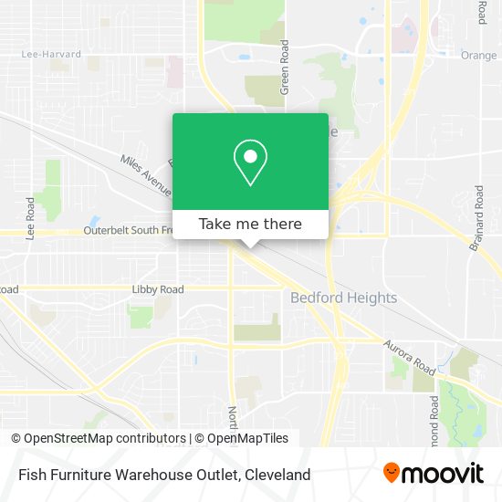 Fish Furniture Warehouse Outlet map