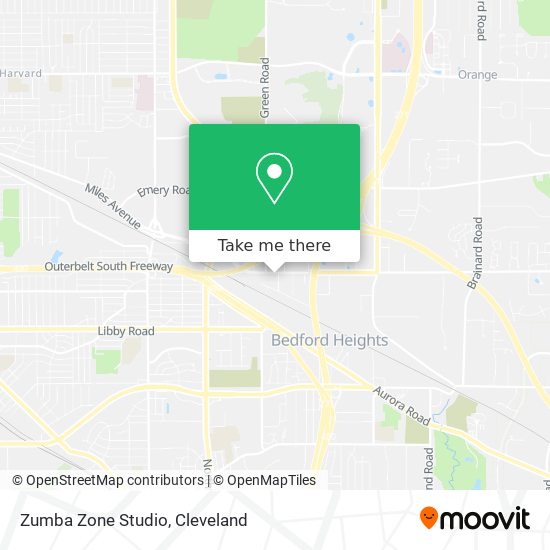 Zumba Zone Studio map