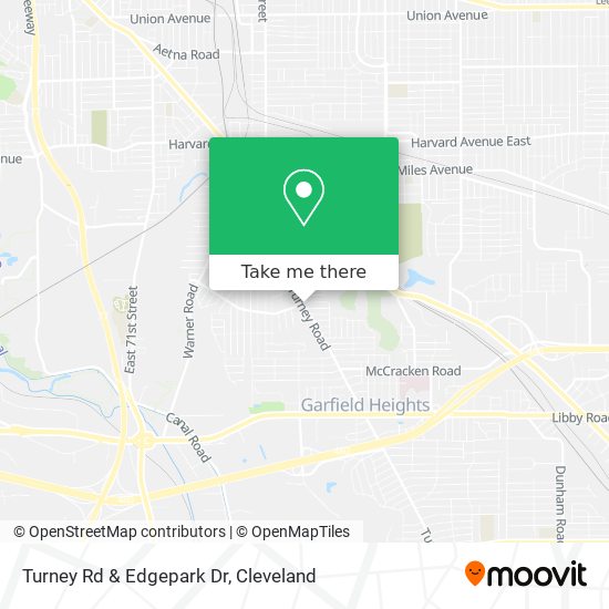 Turney Rd & Edgepark Dr map