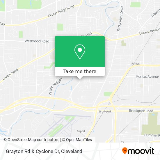 Grayton Rd & Cyclone Dr map
