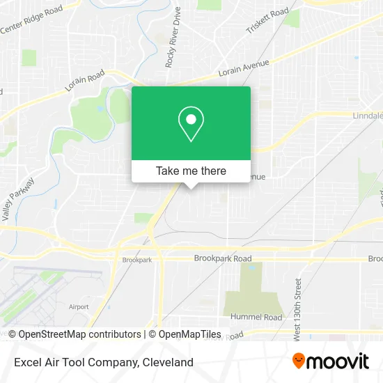 Excel Air Tool Company map
