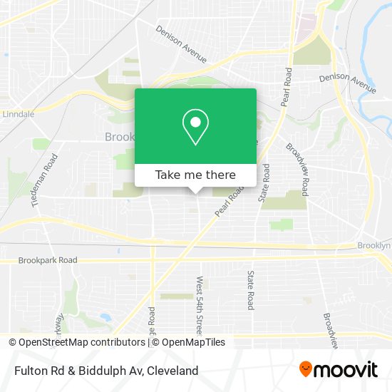 Mapa de Fulton Rd & Biddulph Av
