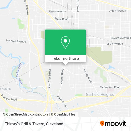 Thirsty's Grill & Tavern map