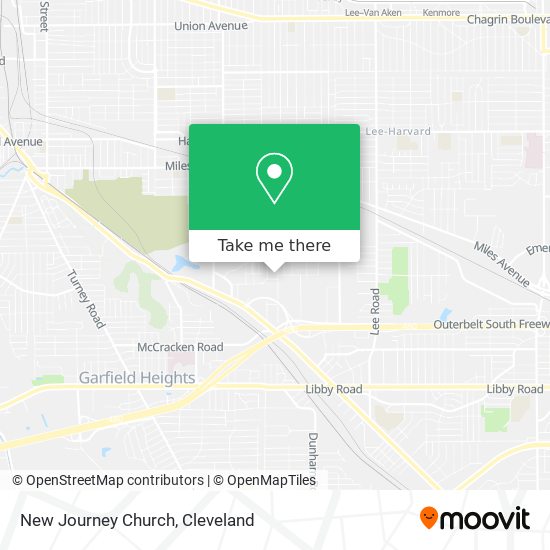 New Journey Church map