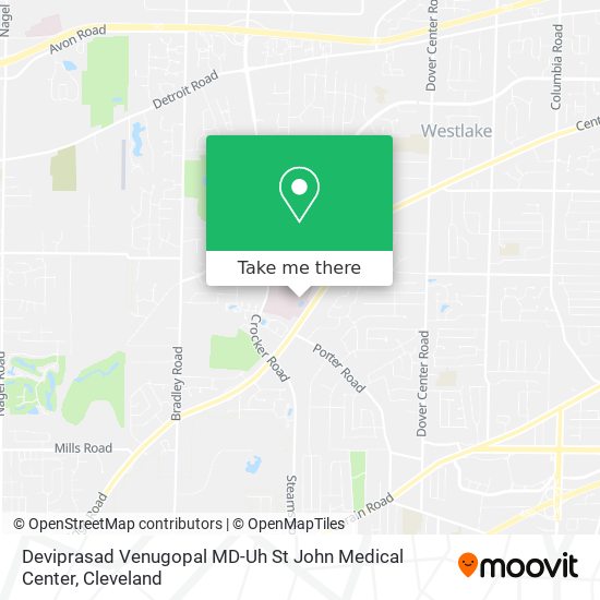 Deviprasad Venugopal MD-Uh St John Medical Center map