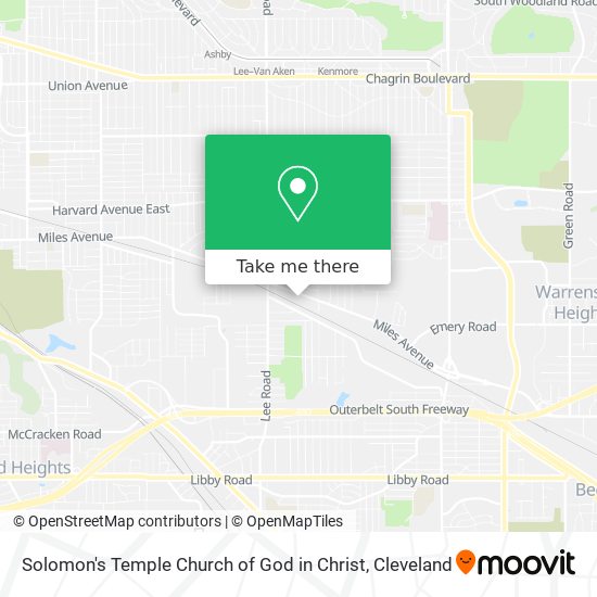Solomon's Temple Church of God in Christ map