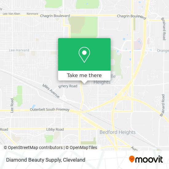 Diamond Beauty Supply map