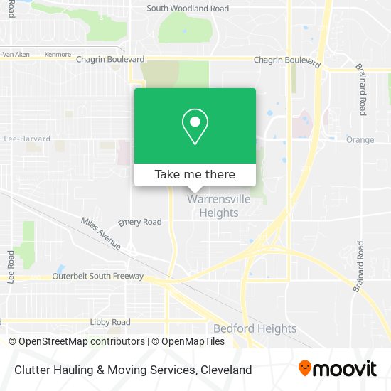Mapa de Clutter Hauling & Moving Services