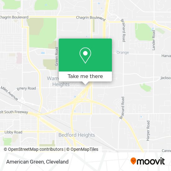 Mapa de American Green
