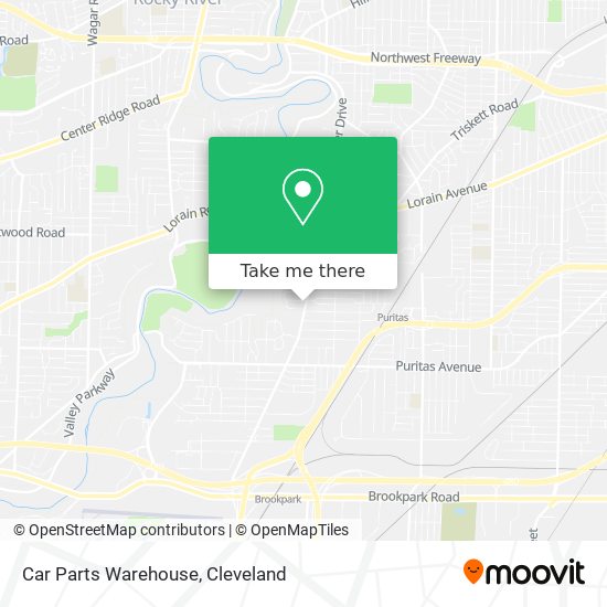 Car Parts Warehouse map
