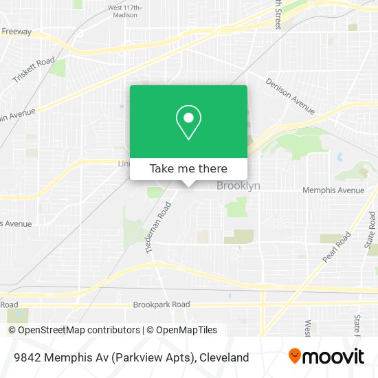 9842 Memphis Av (Parkview Apts) map
