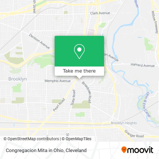 Mapa de Congregacion Mita in Ohio