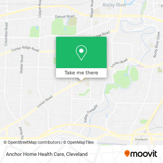 Mapa de Anchor Home Health Care