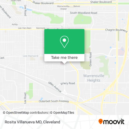 Rosita Villanueva MD map