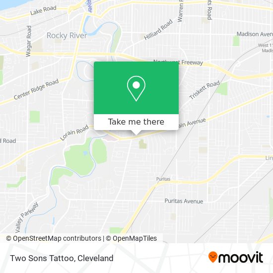 Mapa de Two Sons Tattoo