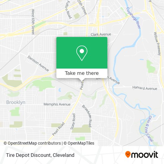 Mapa de Tire Depot Discount
