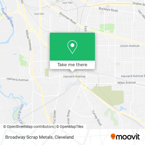 Broadway Scrap Metals map
