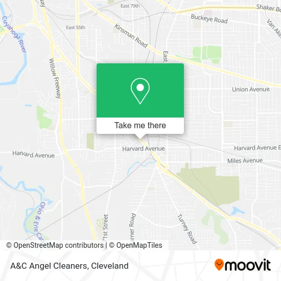 A&C Angel Cleaners map