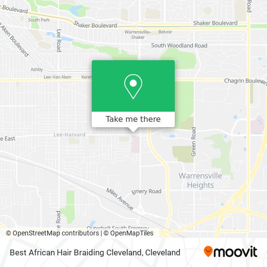 Mapa de Best African Hair Braiding Cleveland