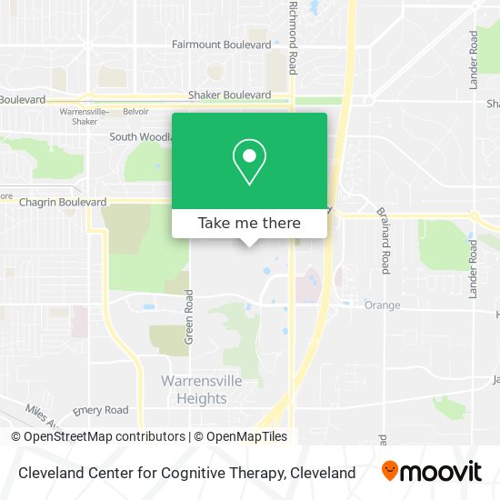 Cleveland Center for Cognitive Therapy map