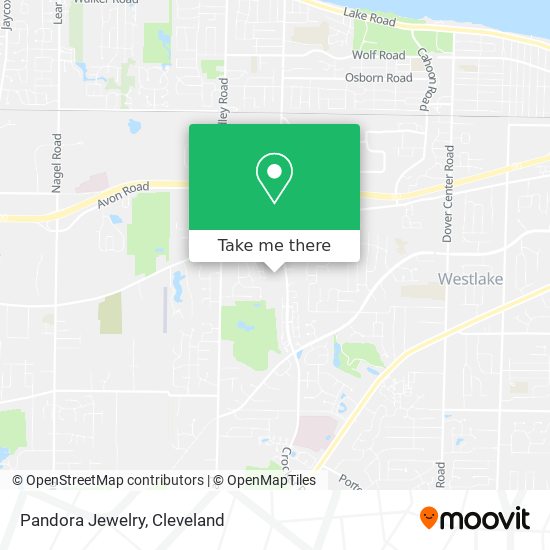 Mapa de Pandora Jewelry