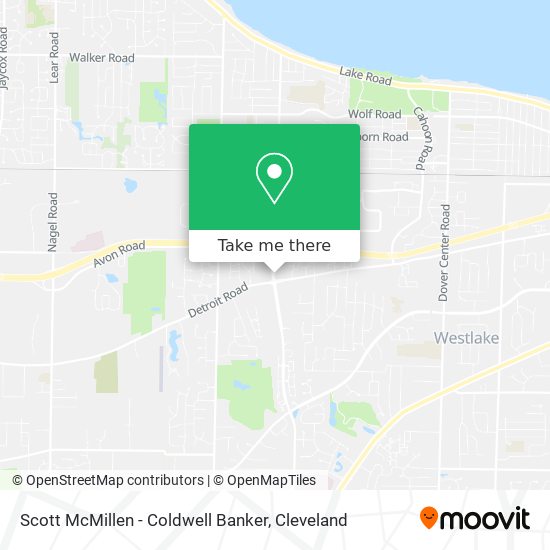 Scott McMillen - Coldwell Banker map