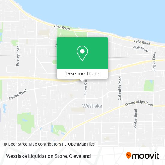 Westlake Liquidation Store map