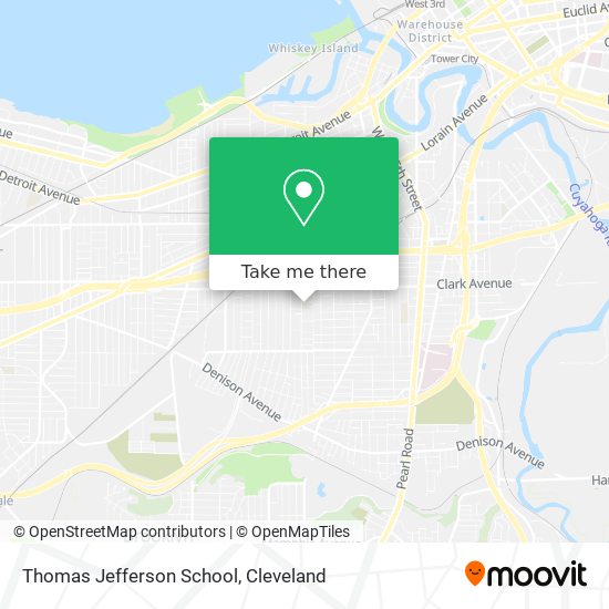 Thomas Jefferson School map