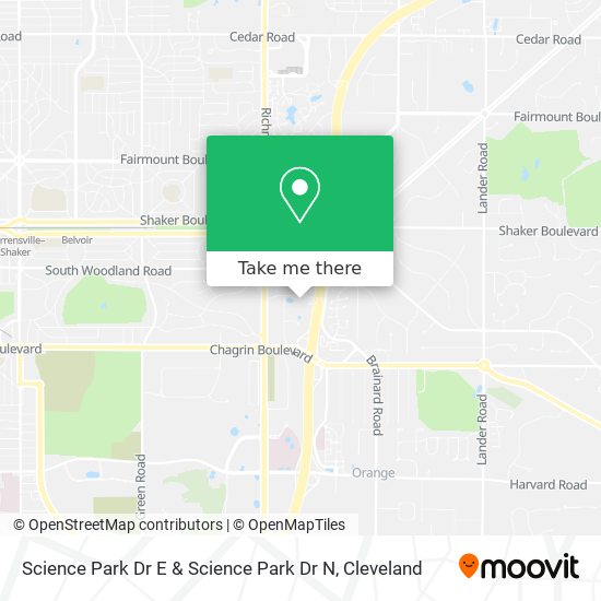 Science Park Dr E & Science Park Dr N map
