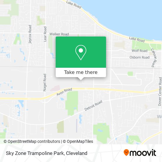 Sky Zone Trampoline Park map