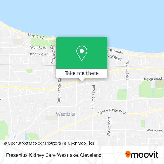Fresenius Kidney Care Westlake map