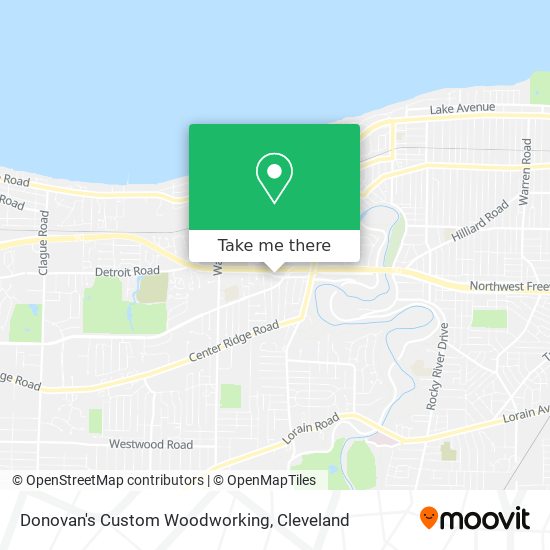 Mapa de Donovan's Custom Woodworking