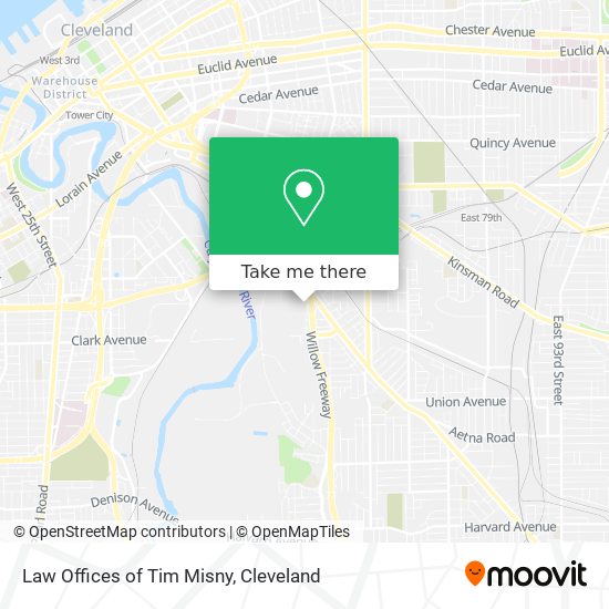 Mapa de Law Offices of Tim Misny