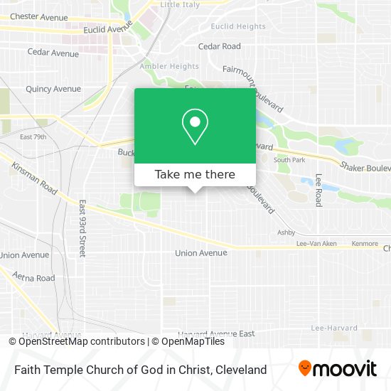 Faith Temple Church of God in Christ map
