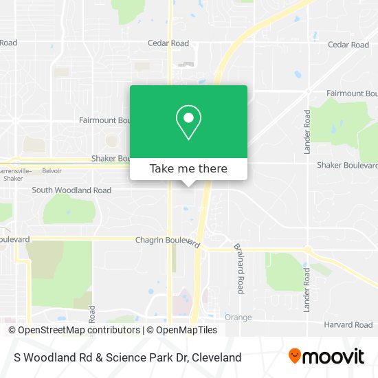 Mapa de S Woodland Rd & Science Park Dr