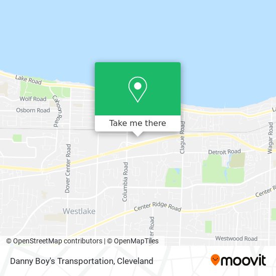 Danny Boy's Transportation map