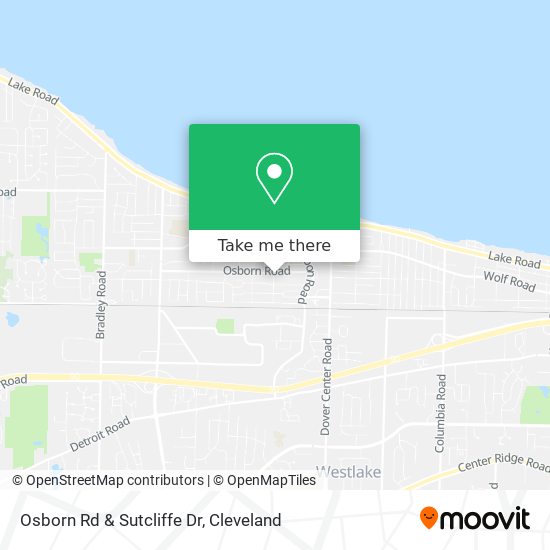 Osborn Rd & Sutcliffe Dr map