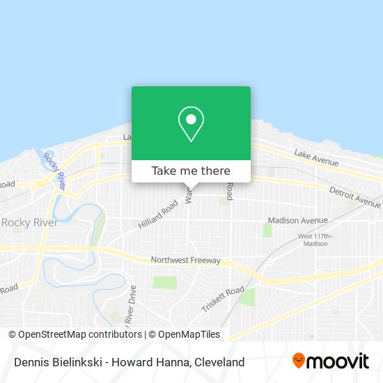 Mapa de Dennis Bielinkski - Howard Hanna