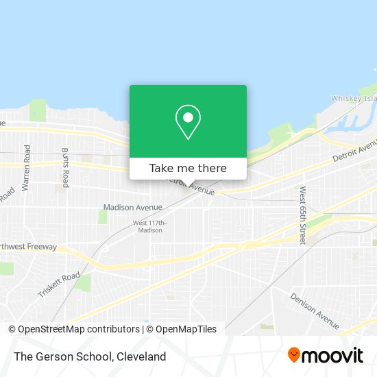 The Gerson School map