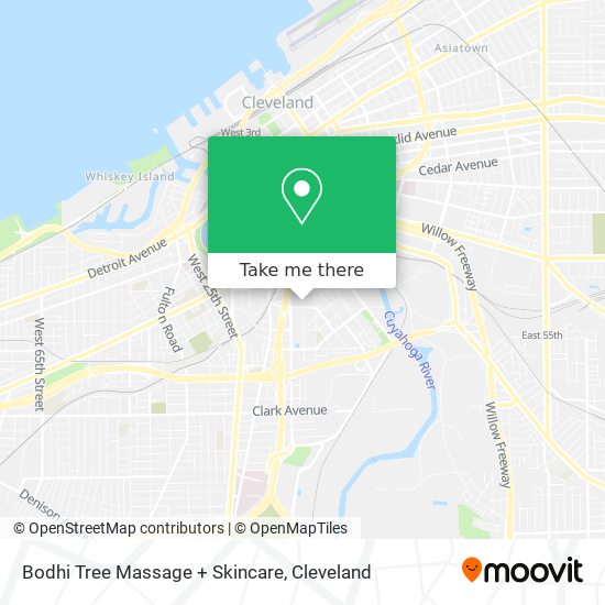 Bodhi Tree Massage + Skincare map