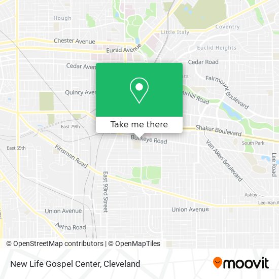 Mapa de New Life Gospel Center