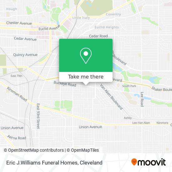 Mapa de Eric J.Williams Funeral Homes