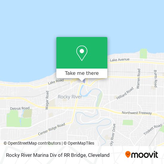 Rocky River Marina Div of RR Bridge map