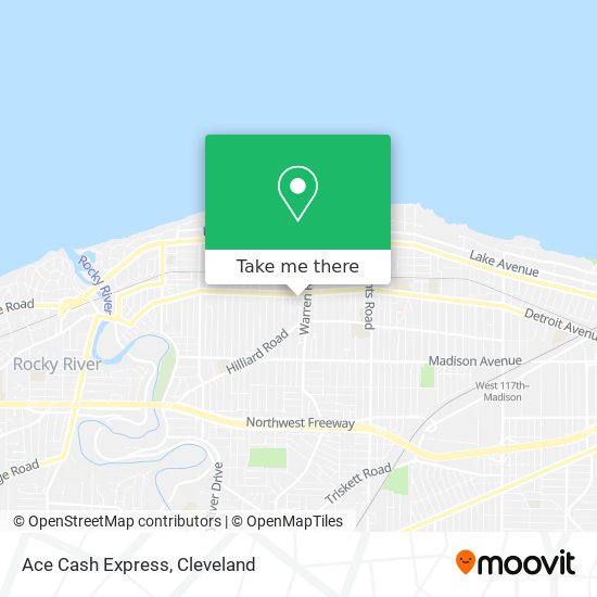 Ace Cash Express map