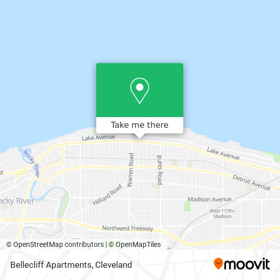 Bellecliff Apartments map
