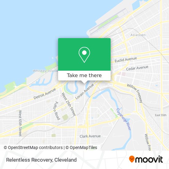 Relentless Recovery map