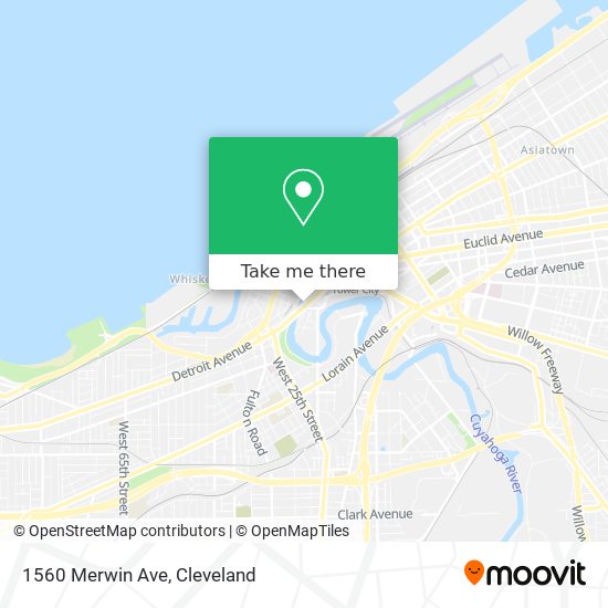 Mapa de 1560 Merwin Ave