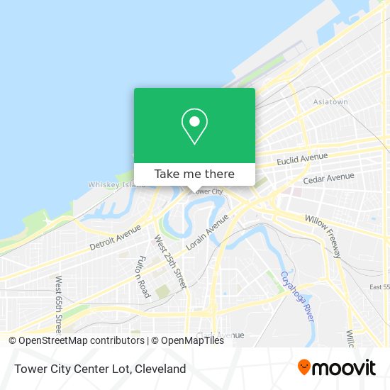 Tower City Center Lot map